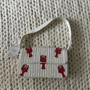 Viral beaded lobster purse
